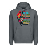Rock sugar skull women hispanic heritage month Premium Hoodie - BundleAndBundleShop