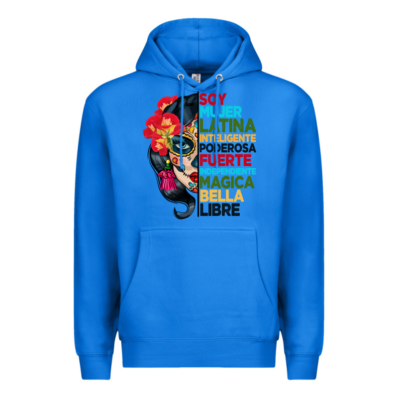 Sugar Skull Women Hispanic Heritage Month Premium Hoodie by BundleAndBundleShop | Teevron