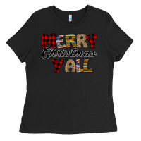 Black Merry Christmas Y'all Ladies Tee - Bettercallsaul