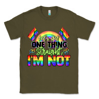 Army Green Let's get one thing straight i'm not Pride LGBTQ+ Classic Tee - NancyCooperArtShop