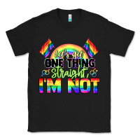 Black Let's get one thing straight i'm not Pride LGBTQ+ Classic Tee - NancyCooperArtShop
