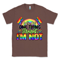 Chestnut Let's get one thing straight i'm not Pride LGBTQ+ Classic Tee - NancyCooperArtShop