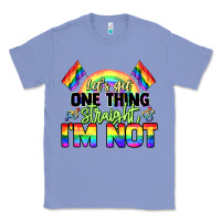 Colony Blue Let's get one thing straight i'm not Pride LGBTQ+ Classic Tee - NancyCooperArtShop
