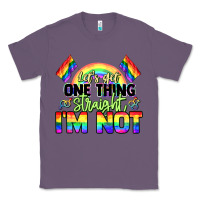 Lavender Let's get one thing straight i'm not Pride LGBTQ+ Classic Tee - NancyCooperArtShop