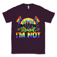 Plum Let's get one thing straight i'm not Pride LGBTQ+ Classic Tee - NancyCooperArtShop