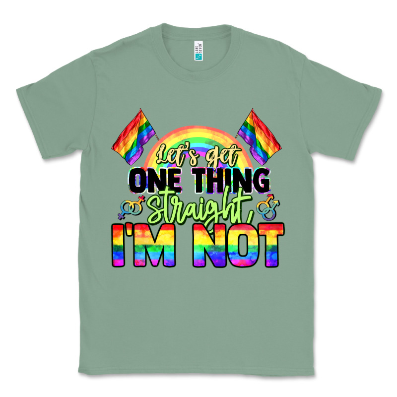 Let's Get One Thing Straight I'm Not Pride Lgbtq+ Classic Tee by NancyCooperArtShop | Teevron