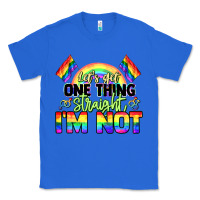 True Royal Let's get one thing straight i'm not Pride LGBTQ+ Classic Tee - NancyCooperArtShop