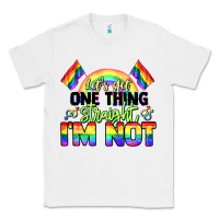 White Let's get one thing straight i'm not Pride LGBTQ+ Classic Tee - NancyCooperArtShop