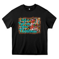 Black just a girl who loves christmas Heavy Core Tee - JahusDesignShop