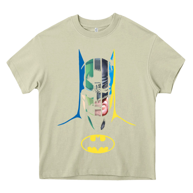 B.at.man 80 Years Many Faces Heavy Core Tee by minhPixels | Teevron