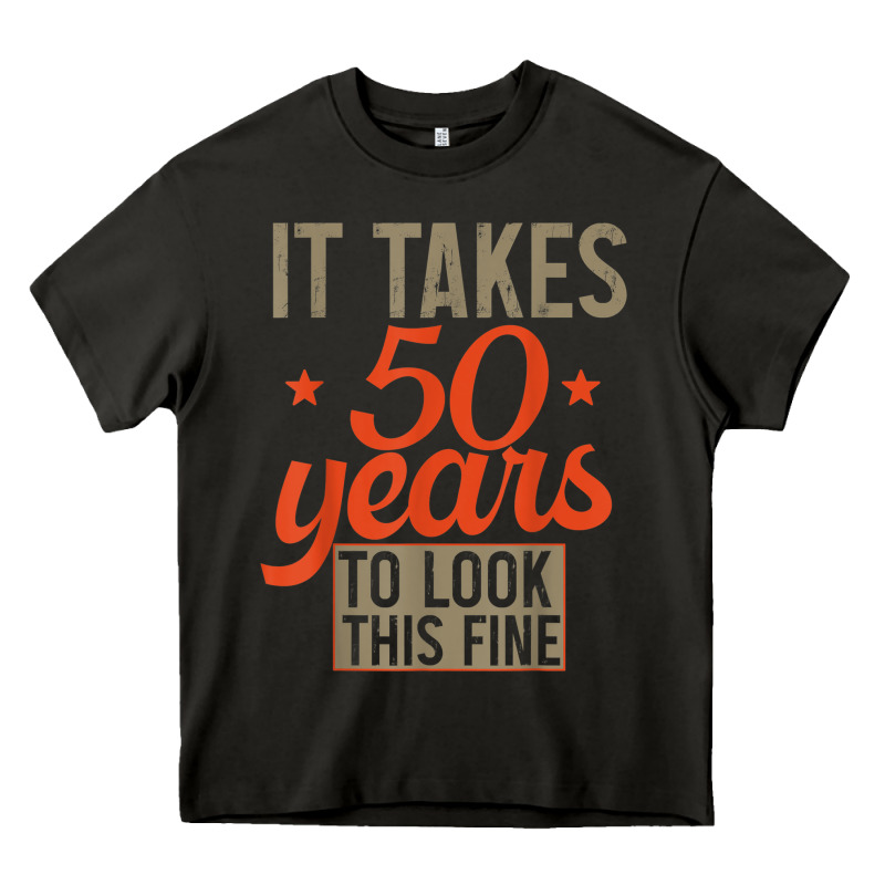 50 Years Old 50th Birthday Gifts For Men And Women Heavy Core Tee by minhPixels | Teevron