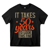 Black 50 years old 50th birthday gifts for men and women Heavy Core Tee - minhPixels