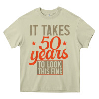 Mossy 50 years old 50th birthday gifts for men and women Heavy Core Tee - minhPixels