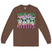 Chestnut Chilling with my peeps Easter bunnies Long Sleeve Tee - CowGirlArtShop