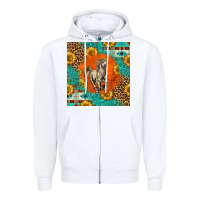 White western percheron horse Zipper Hoodie - LillyAllenDesigns
