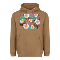 Toasted Coconut easter daisy background Heavyweight Hoodie - Artiststas