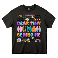Asphalt dear tiny human behind me Heavy Core Tee - Artiststas