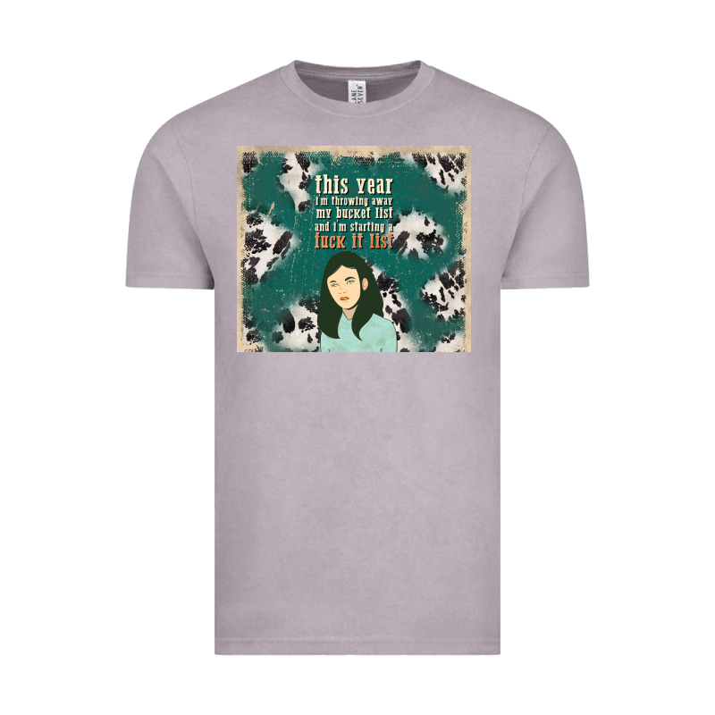This Year I'm Throwing Away My Bucket List And I'm Vintage Tee by TumblerDesignByShophia | Teevron