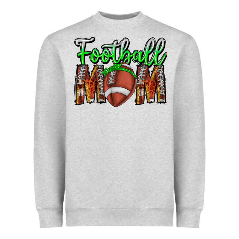 Football Mom Heavyweight Sweatshirt by CowhideDigitalArt | Teevron