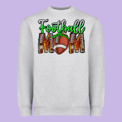 Football Mom Heavyweight Sweatshirt Designed By Cowhidedigitalart