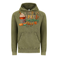 Vintage Olive pumpkin spice and everything nice Vintage Hoodie - CowGirlArtShop