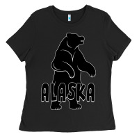 Black Alaska Bear Ladies Tee - Bettercallsaul