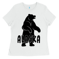 White Alaska Bear Ladies Tee - Bettercallsaul