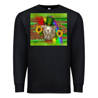 Black st patricks sheep sunflowers rainbow serape leopard glitter Premium Sweatshirt - Artiststas