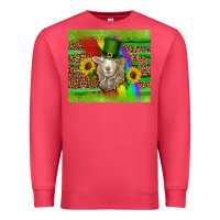 Cardinal st patricks sheep sunflowers rainbow serape leopard glitter Premium Sweatshirt - Artiststas
