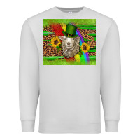 Dove Grey st patricks sheep sunflowers rainbow serape leopard glitter Premium Sweatshirt - Artiststas