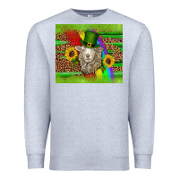 Heather Grey st patricks sheep sunflowers rainbow serape leopard glitter Premium Sweatshirt - Artiststas