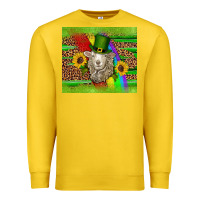 Lemon st patricks sheep sunflowers rainbow serape leopard glitter Premium Sweatshirt - Artiststas