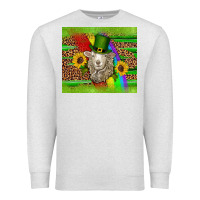 Oatmeal Heather st patricks sheep sunflowers rainbow serape leopard glitter Premium Sweatshirt - Artiststas