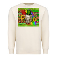 Sandshell st patricks sheep sunflowers rainbow serape leopard glitter Premium Sweatshirt - Artiststas