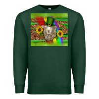 Sports Green st patricks sheep sunflowers rainbow serape leopard glitter Premium Sweatshirt - Artiststas