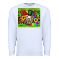White st patricks sheep sunflowers rainbow serape leopard glitter Premium Sweatshirt - Artiststas