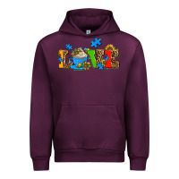 Mauve Wine autism coffee cup with sunflower Urban Hoodie - AdoDesignShop