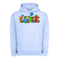 Pigment Grape Ice autism coffee cup with sunflower Urban Hoodie - AdoDesignShop