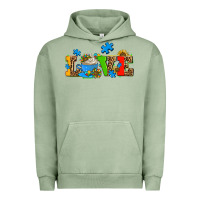 Autism Coffee Cup With Sunflower Urban Hoodie | Teevron