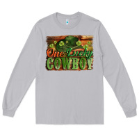 Moon Dust One lucky Cowboy St. Patrick's Day Long Sleeve Tee - CowGirlArtShop