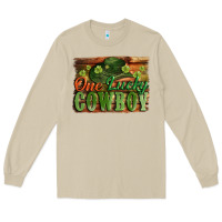 Mushroom One lucky Cowboy St. Patrick's Day Long Sleeve Tee - CowGirlArtShop