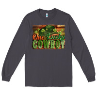 Smoke One lucky Cowboy St. Patrick's Day Long Sleeve Tee - CowGirlArtShop