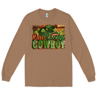 Toasted Coconut One lucky Cowboy St. Patrick's Day Long Sleeve Tee - CowGirlArtShop