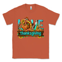 Copper Love Thanksgiving with Turkey Classic Tee - texasbilliewilder
