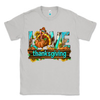 Moon Dust Love Thanksgiving with Turkey Classic Tee - texasbilliewilder