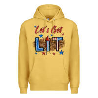 Antique Gold let's get lit 1 Premium Hoodie - BundleAndBundleShop