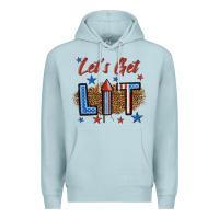 Blue Mist let's get lit 1 Premium Hoodie - BundleAndBundleShop