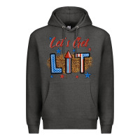 Charcoal Heather let's get lit 1 Premium Hoodie - BundleAndBundleShop