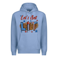 Colony Blue let's get lit 1 Premium Hoodie - BundleAndBundleShop