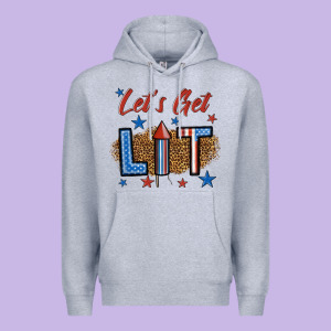 Let's Get Lit 1 Premium Hoodie Designed By Bundleandbundleshop